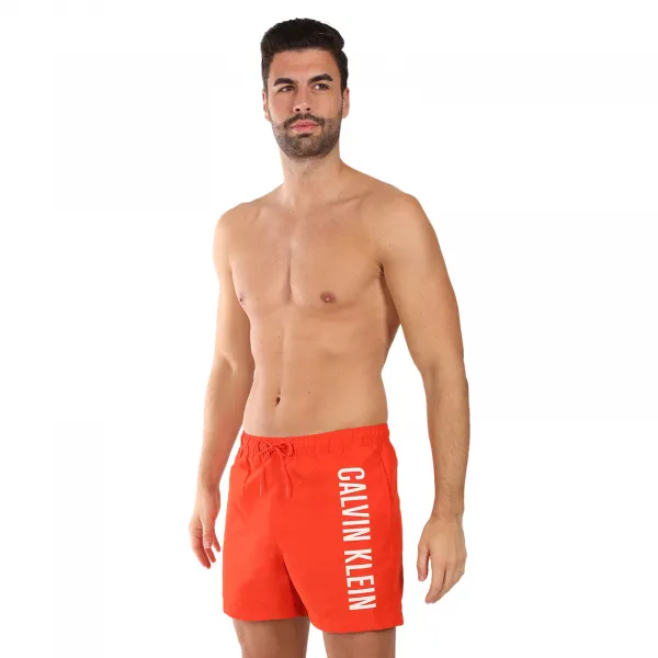 Pánske plavky Calvin Klein červené (KM0KM01092-XM8) M