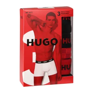 3PACK pánske boxerky HUGO viacfarebné (50532559 966) M, trenky