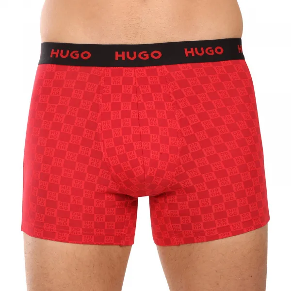 3PACK pánske boxerky HUGO viacfarebné (50532559 966) M, trenky