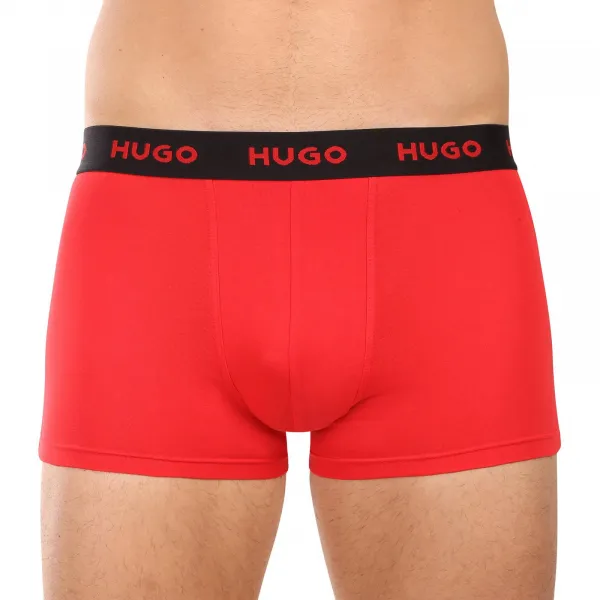 3PACK pánske boxerky HUGO viacfarebné (50532550 963) M, trenky