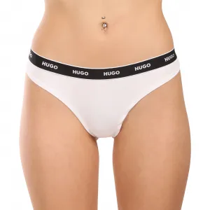 3PACK dámske tangá HUGO viacferbná (50495870 997) M