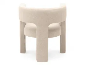 Béžové designové kreslo ALPAH B