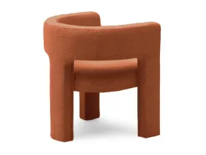 Oranžové designové kreslo ALPAH B