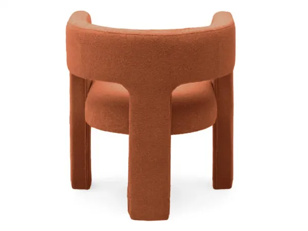 Oranžové designové kreslo ALPAH B