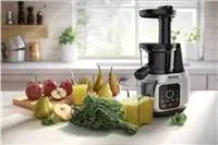 Tefal Juice N' Clean ZC420E38 šnekový odšťavňovač, 150 W, 0.8 l, funkce zpětného chodu, funkce proti odkapávání