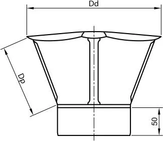 Prodmax | Strieška ø140 mm nerez NJ13/140