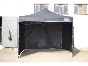 JAKS Nožnicový stan profi HQ 3 x 3 m čierny