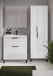 CERSANIT - Zrkadlová skrinka CITY 60, biela DSM S584-024-DSM
