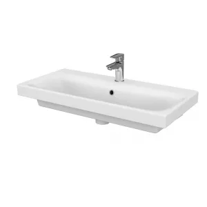 CERSANIT - SET 979 MODUO SLIM 80 BIELA DSM (SKRINKA + UMÝVADLO) S801-225-DSM