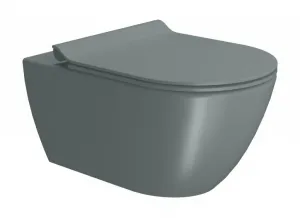 GSI - PURA závesná WC misa, Swirlflush, 36x55cm, agave dual-mat 881504
