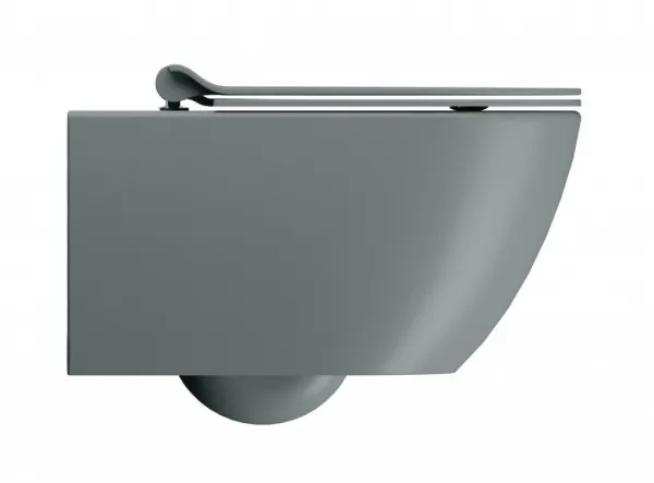 GSI - PURA závesná WC misa, Swirlflush, 36x55cm, agave dual-mat 881504