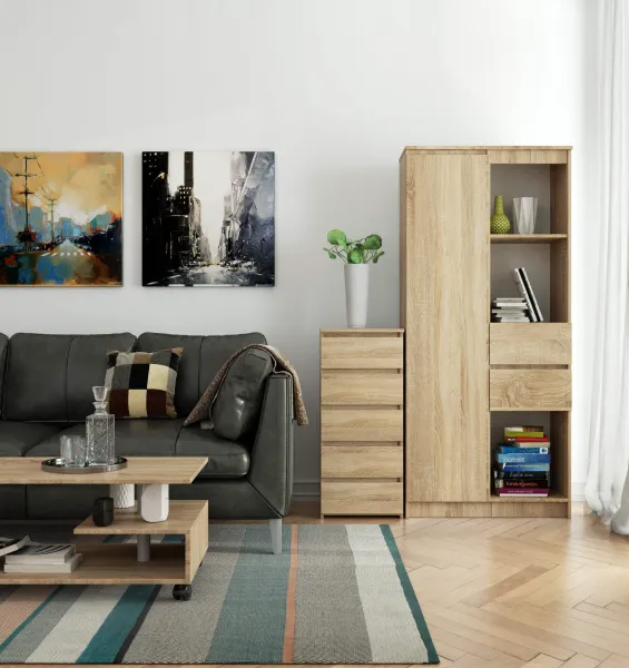 Ak furniture Komoda CL5 40 cm dub sonoma