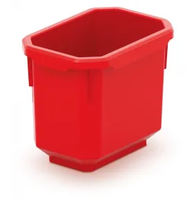 Prosperplast Sada úložných boxů 6 ks TITANIO 11 x 7,5 x 26,3 cm černo-červená