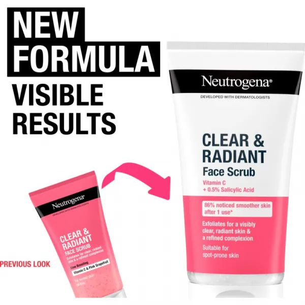 Neutrogena Clear & Radiant peeling 150 ml
