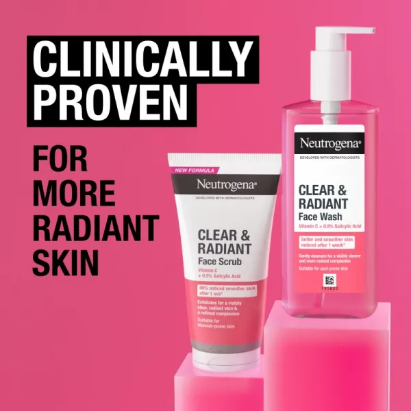 Neutrogena Clear & Radiant peeling 150 ml