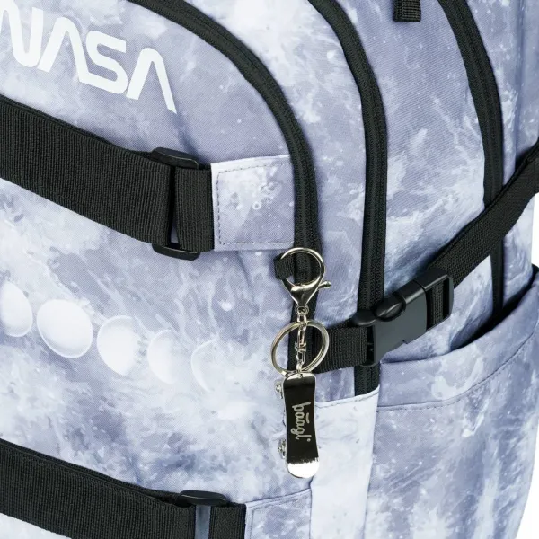BAAGL Školský batoh Skate NASA Grey