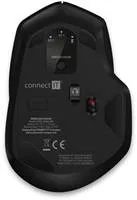 CONNECT IT Trojitá bezdrôtová myš SmartSwitch, 2.4 GHz a Bluetooth 5.0, čierna