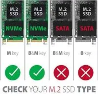 AXAGON EEM2-GTR, USB-C 3.2 Gen 2 - M.2 NVMe SSD kovový box THIN RIB