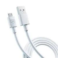 3mk datový kabel Hyper Cable USB-A/Micro USB 1.2m 5V 2,4A, bílá