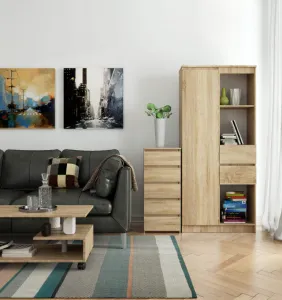 Ak furniture Komoda CL5 40 cm dub sonoma