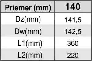 Prodmax | Sopúch ø140 / 45° nerez NJ05/140