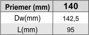 Prodmax | Kondenzačná ímka bočná ø140 mm nerez NJ10/140