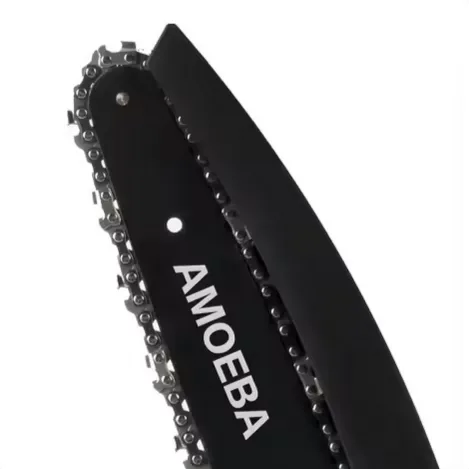 AMOEBA 8"a 6"- palcová bezulíková reťazová píla bez mazania na prácu v záhrade s 2 x batériou 5 x reťaz 3 x lišta 2 x batérie. Náradie vhodné pre batériu MAKITA 18V