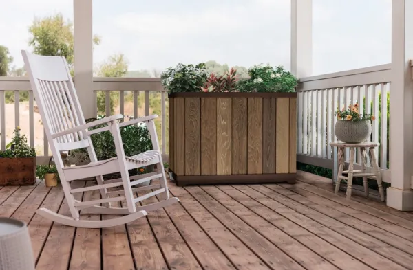 KETER Záhradný kvetináč DECO BLOCK TALL PLANTER