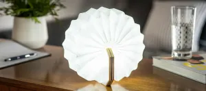 Rozkladacie svetlo "Harmonika", orechové drevo - Gingko