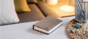 Rozkladacie svetlo "Smart Book" mini, hnedá látka - Gingko