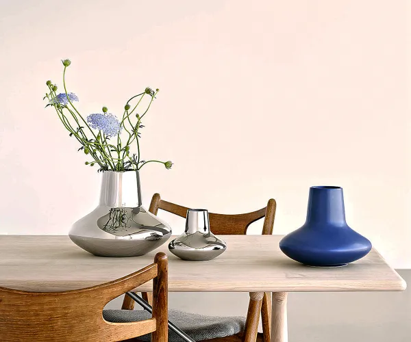 Váza Henning Koppel, 22,5 cm, nerez - Georg Jensen