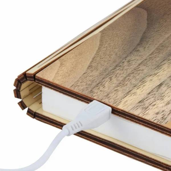 Rozkladacie svetlo "Smart Book" mini, orech - Gingko