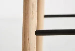 Barová stolička "Mono", 75 cm, 2 varianty - Woud Varianta: dub, svetlý lak