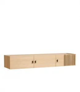 Komoda na stenu "Array", 150 x 53 cm, 2 varianty - Woud Varianta: orech
