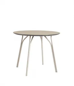 Jedálenský stôl "Tree", 90 cm, 3 varianty - Woud Varianta: čierna, čierne nohy