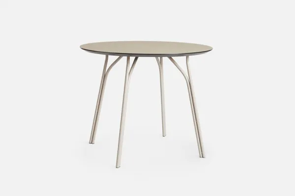 Jedálenský stôl "Tree", 90 cm, 3 varianty - Woud Varianta: čierna, čierne nohy