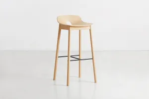 Barová stolička "Mono", 75 cm, 2 varianty - Woud Varianta: dub, svetlý lak