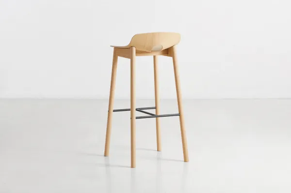 Barová stolička "Mono", 75 cm, 2 varianty - Woud Varianta: dub, svetlý lak
