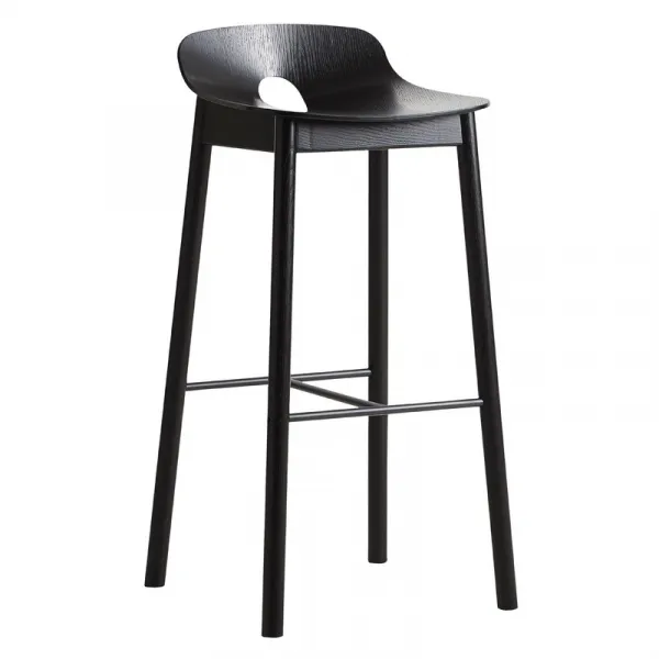 Barová stolička "Mono", 75 cm, 2 varianty - Woud Varianta: dub, svetlý lak
