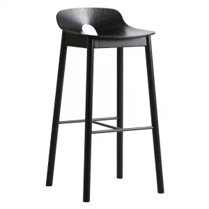 Barová stolička "Mono", 75 cm, 2 varianty - Woud Varianta: dub, svetlý lak