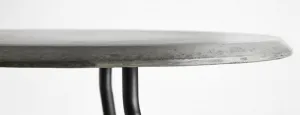 Konferenčný stolík "Soround", 14 variantov - Woud Varianta: Ø 75 cm - dub, čierny | čierne nohy (44 cm)