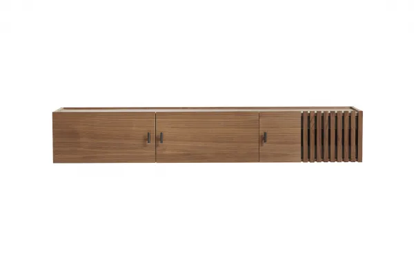Komoda na stenu "Array", 150 x 53 cm, 2 varianty - Woud Varianta: dub, čierny