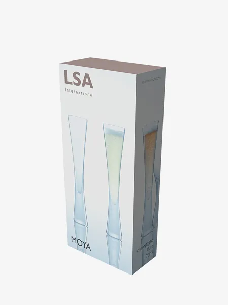 Pohár na šampanské Moya, 170 ml, číry, set 2 ks - LSA International