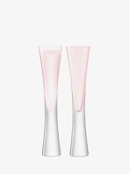 Pohár na šampanské Moya, 170 ml, ružový, set 2 ks - LSA International