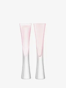 Pohár na šampanské Moya, 170 ml, ružový, set 2 ks - LSA International
