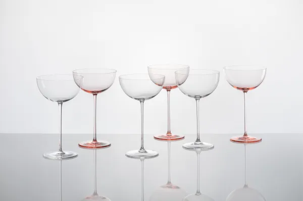 Lukáš Houdek a HG atelier s.r.o. Pohár na šumivé víno "Bubbles", číry - Lukáš Houdek