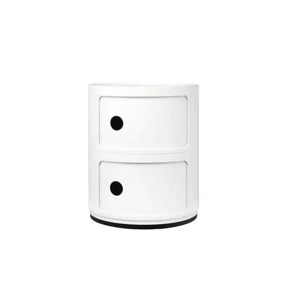 Kartell Stolík s úložným priestorom Componibili 4966, 2 úložné diely, viac farieb Farba: černá