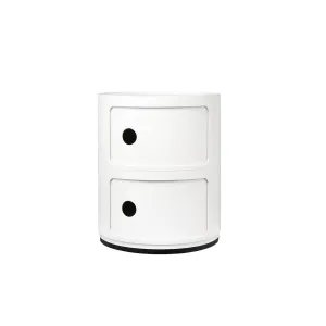 Kartell Stolík s úložným priestorom Componibili 4966, 2 úložné diely, viac farieb Farba: černá