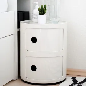 Kartell Stolík s úložným priestorom Componibili 4966, 2 úložné diely, viac farieb Farba: černá