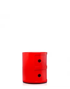 Kartell Stolík s úložným priestorom Componibili 4966, 2 úložné diely, viac farieb Farba: černá